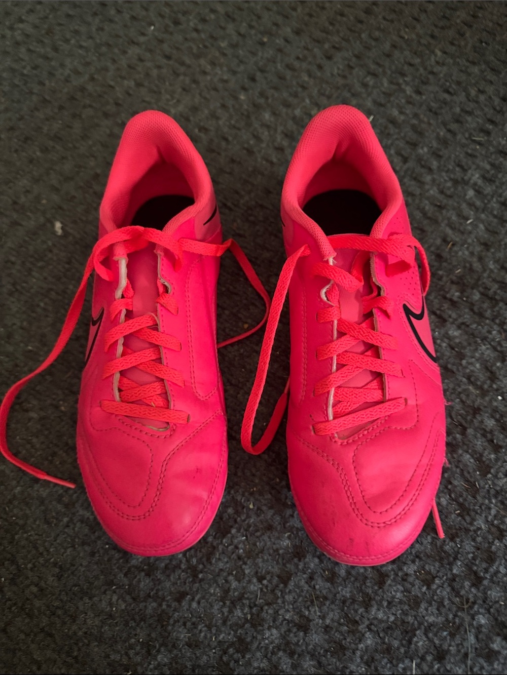 Nike Neon Pink Lace-Up Sneakers